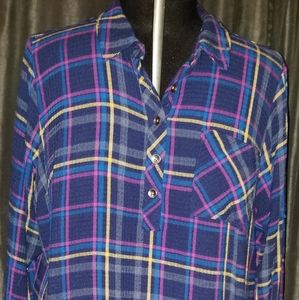 Torrid Colorful Flannel Sz 3